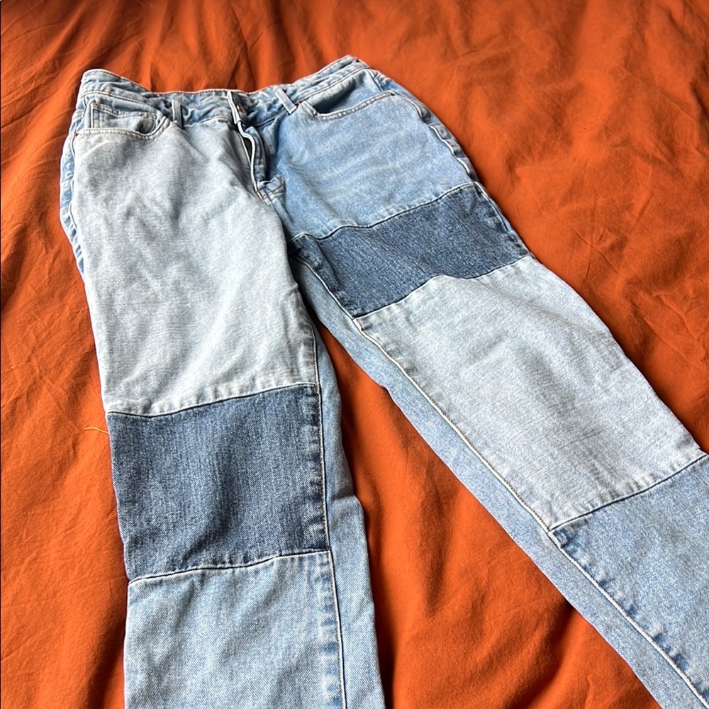 PACSUN - Size 27 Mom Jean - Patchwork